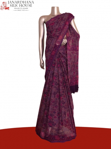 Exclusive Floral Pure Silk Chffion